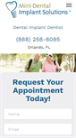 Mobile Screenshot of dentalimplantsorlandofl.com